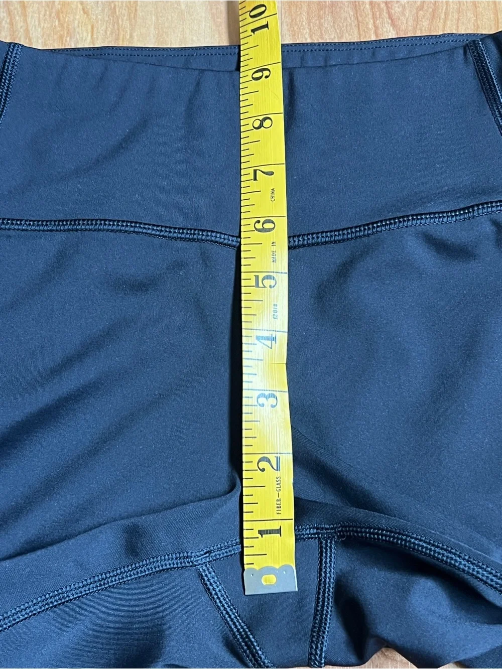 Athleta Black High-Rise Bike Shorts with Zip Pockets